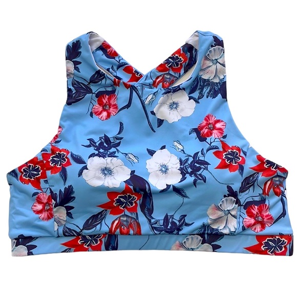 SHEIN Other - NEW • XL Floral Print Sports Bra